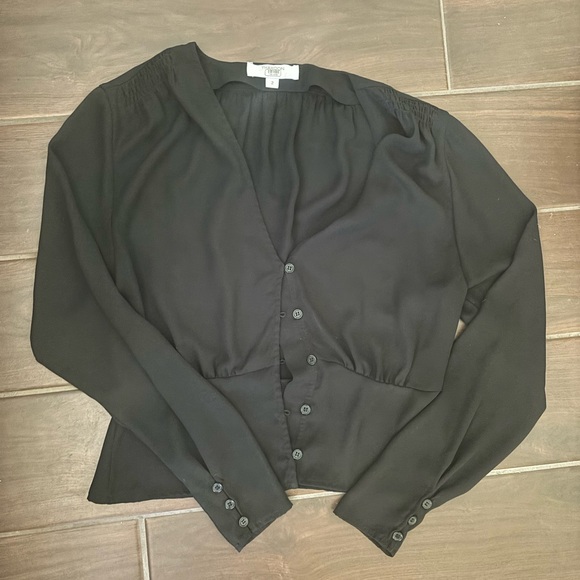 Thakoon Sheer Blouse Sz 2 - Picture 2 of 4